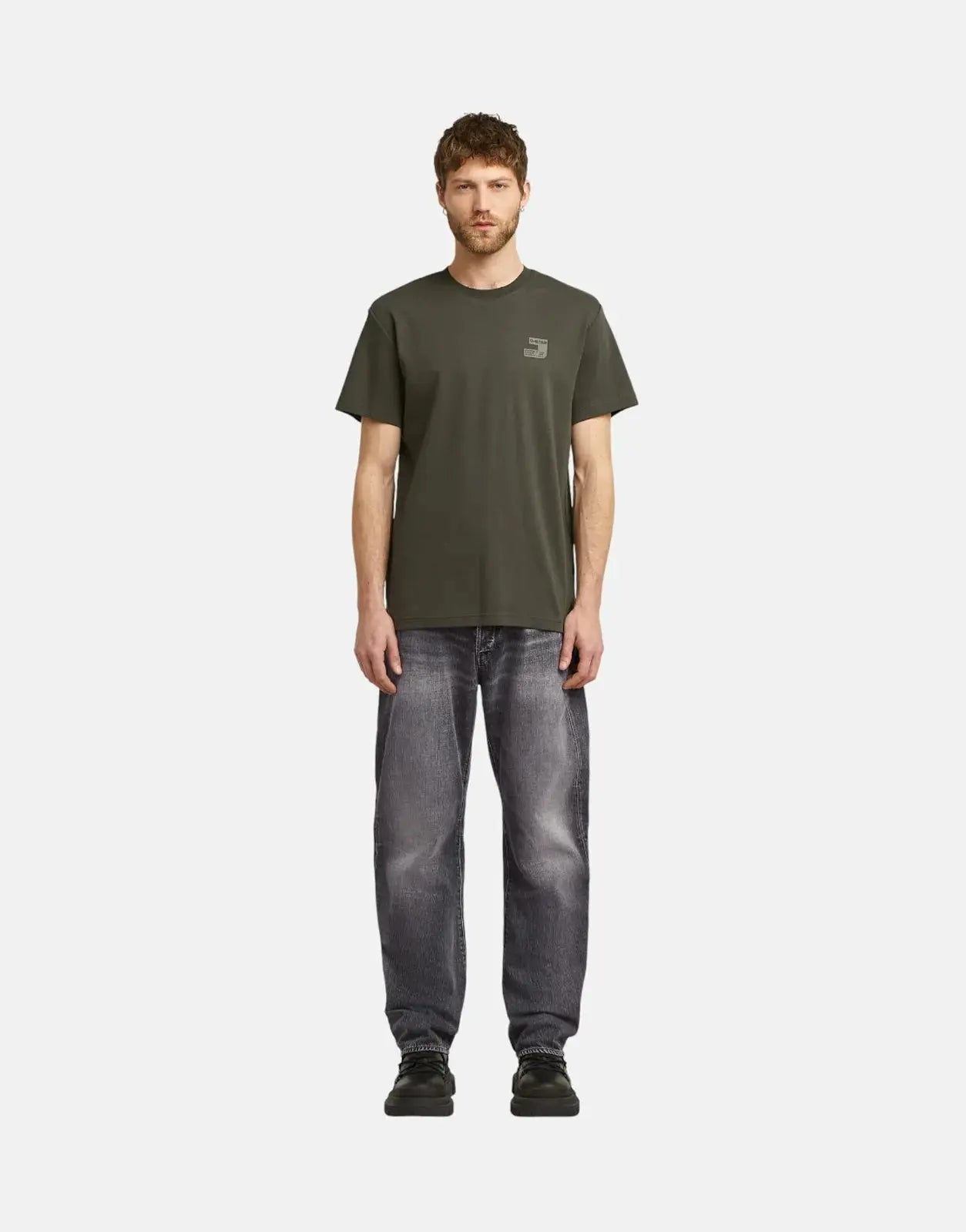 G-Star RAW Chest Logo Asfalt T-Shirt - Subwear