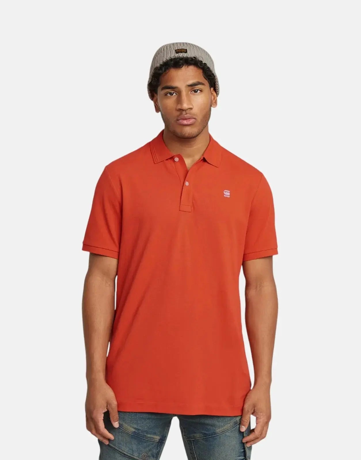G-Star RAW Dunda Slim Antic Red Polo Shirt - Subwear