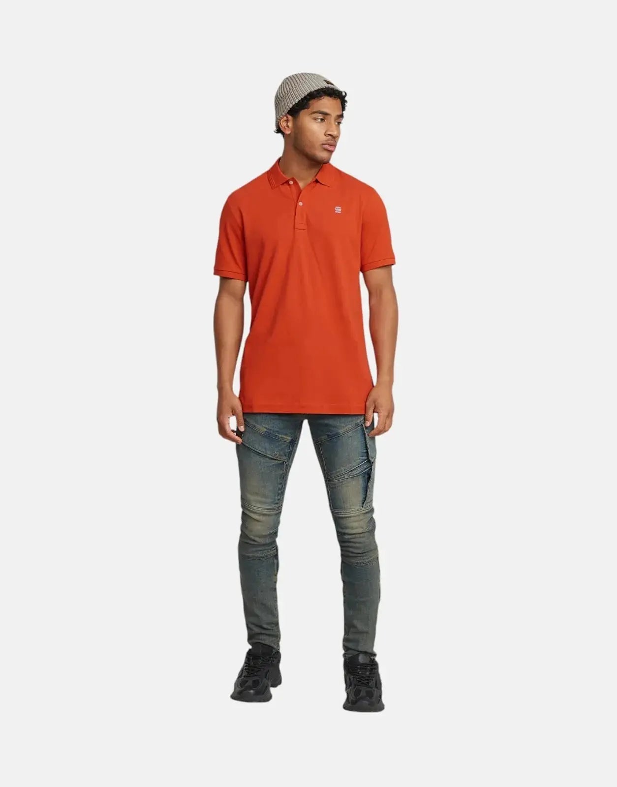 G-Star RAW Dunda Slim Antic Red Polo Shirt - Subwear