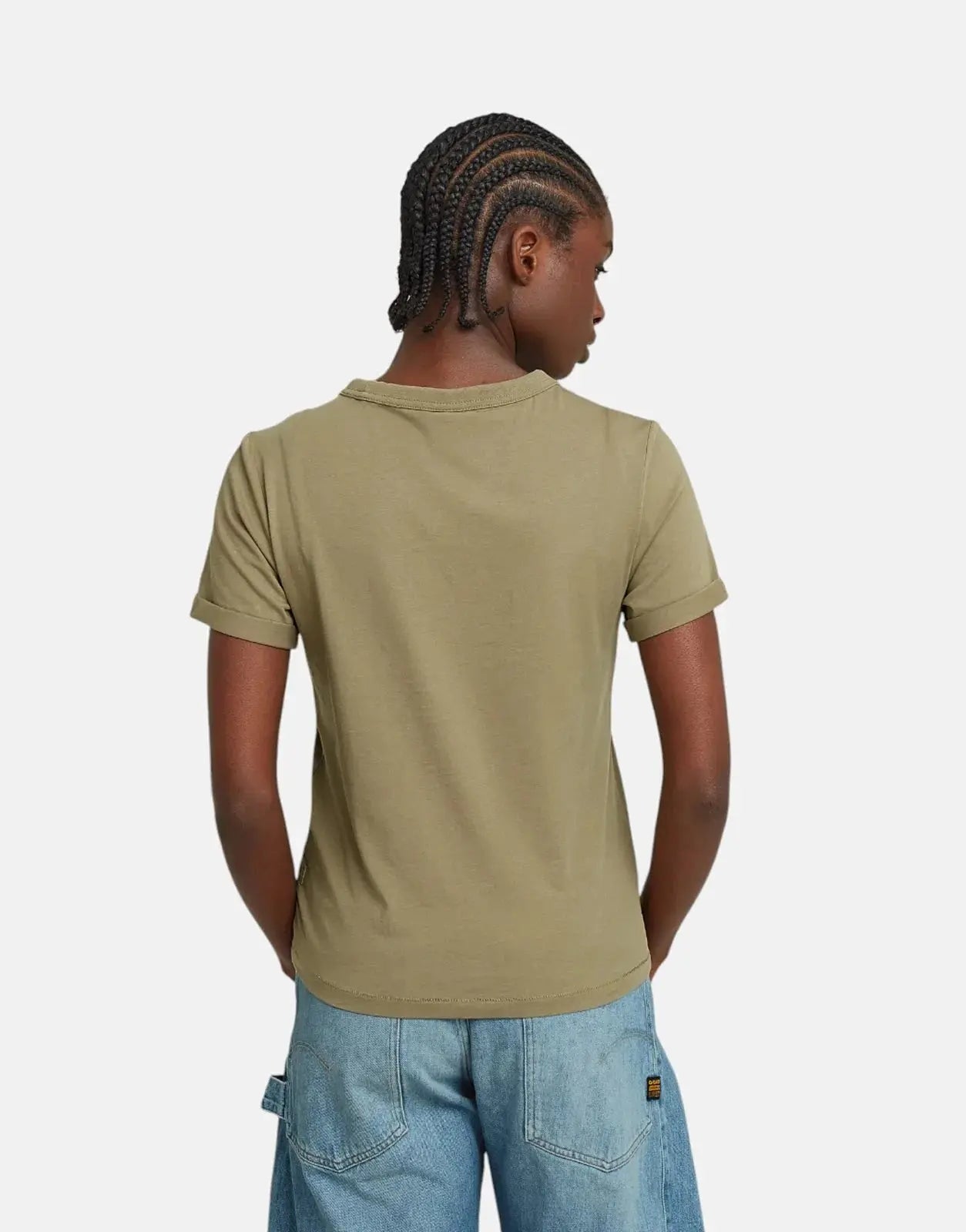 G-Star RAW Embro G-Script Logo Ensis Green Top - Subwear
