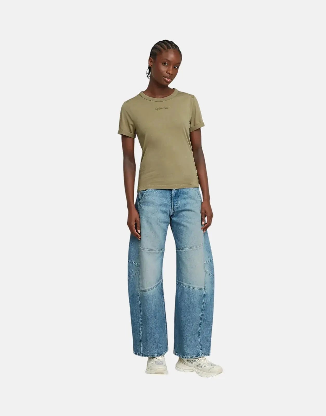 G-Star RAW Embro G-Script Logo Ensis Green Top - Subwear