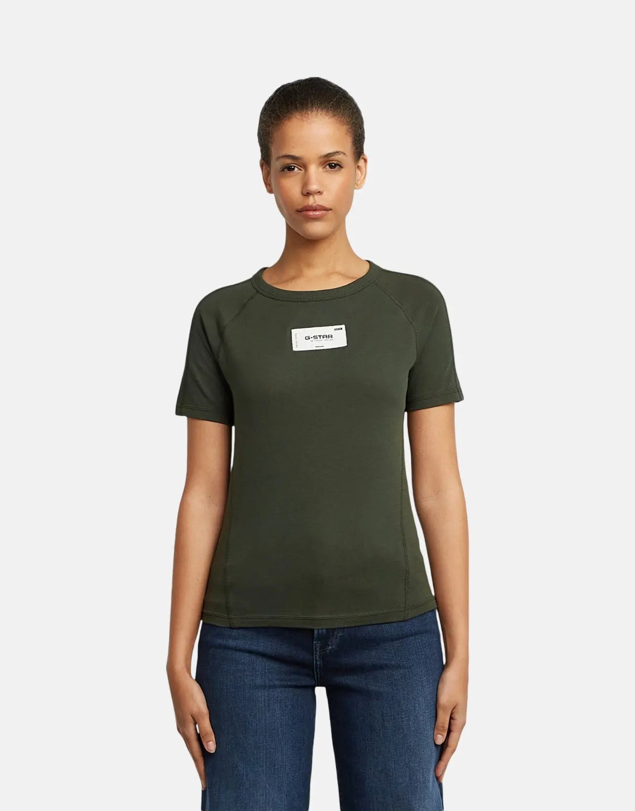 G-Star RAW Embro Patch Slim Asfalt T-Shirt - Subwear