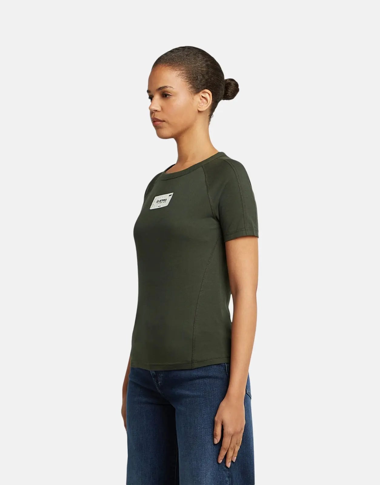 G-Star RAW Embro Patch Slim Asfalt T-Shirt - Subwear