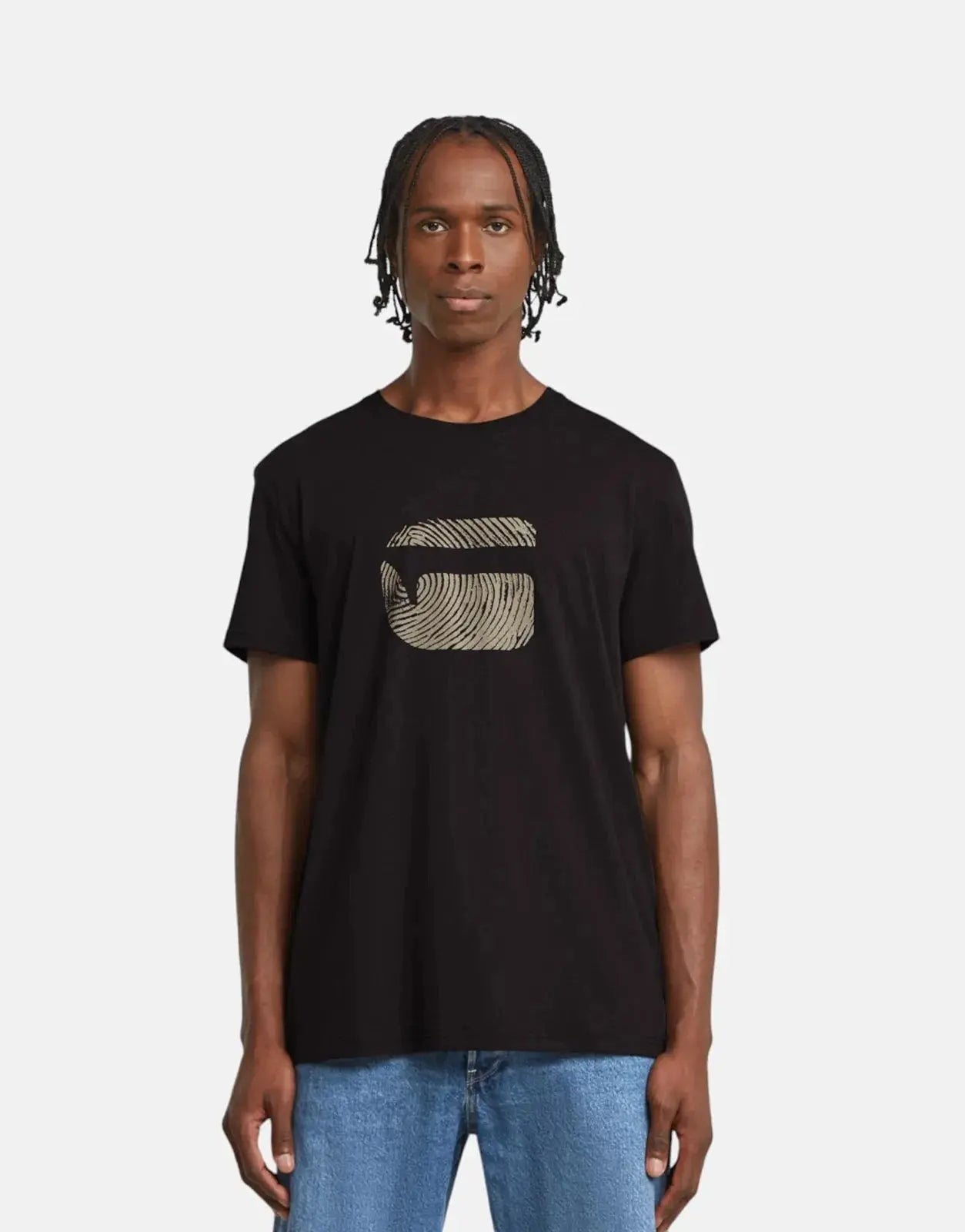 G-Star RAW Finger Print Burger Black T-Shirt - Subwear