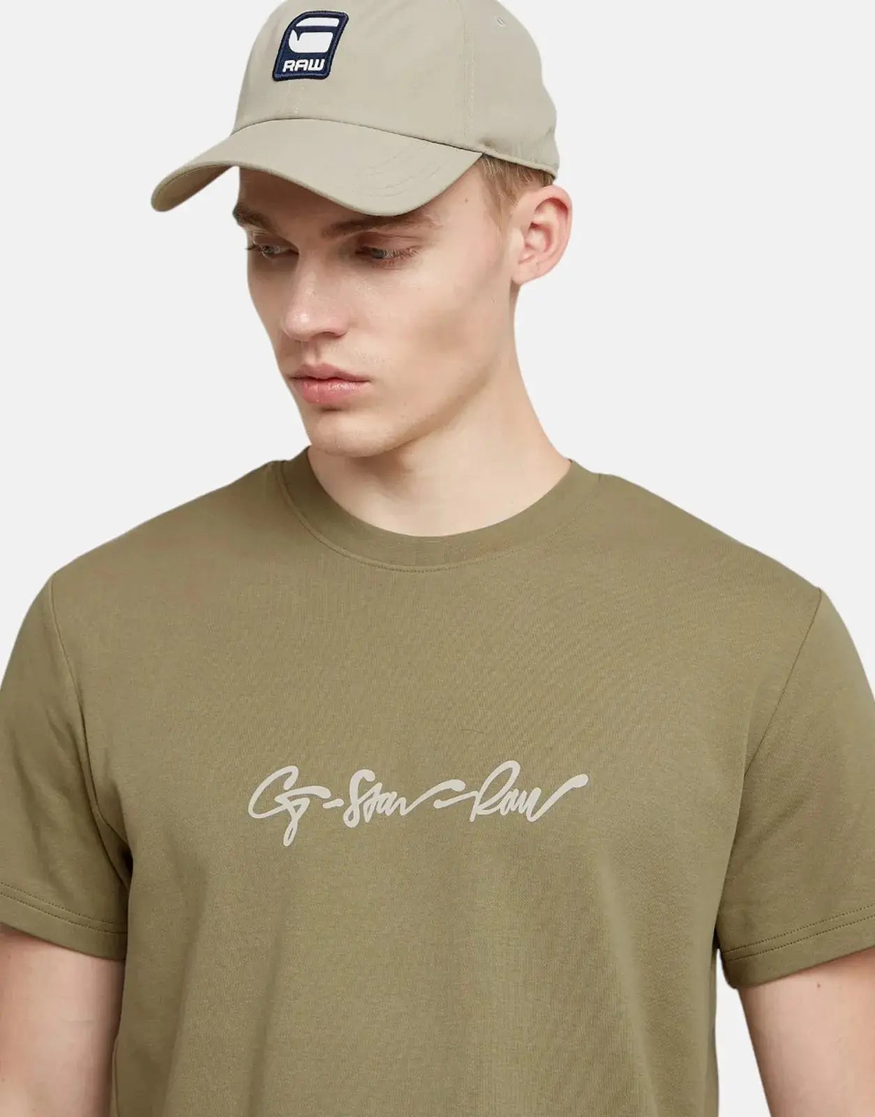 G-Star RAW G-Script Ensis Green T-Shirt - Subwear