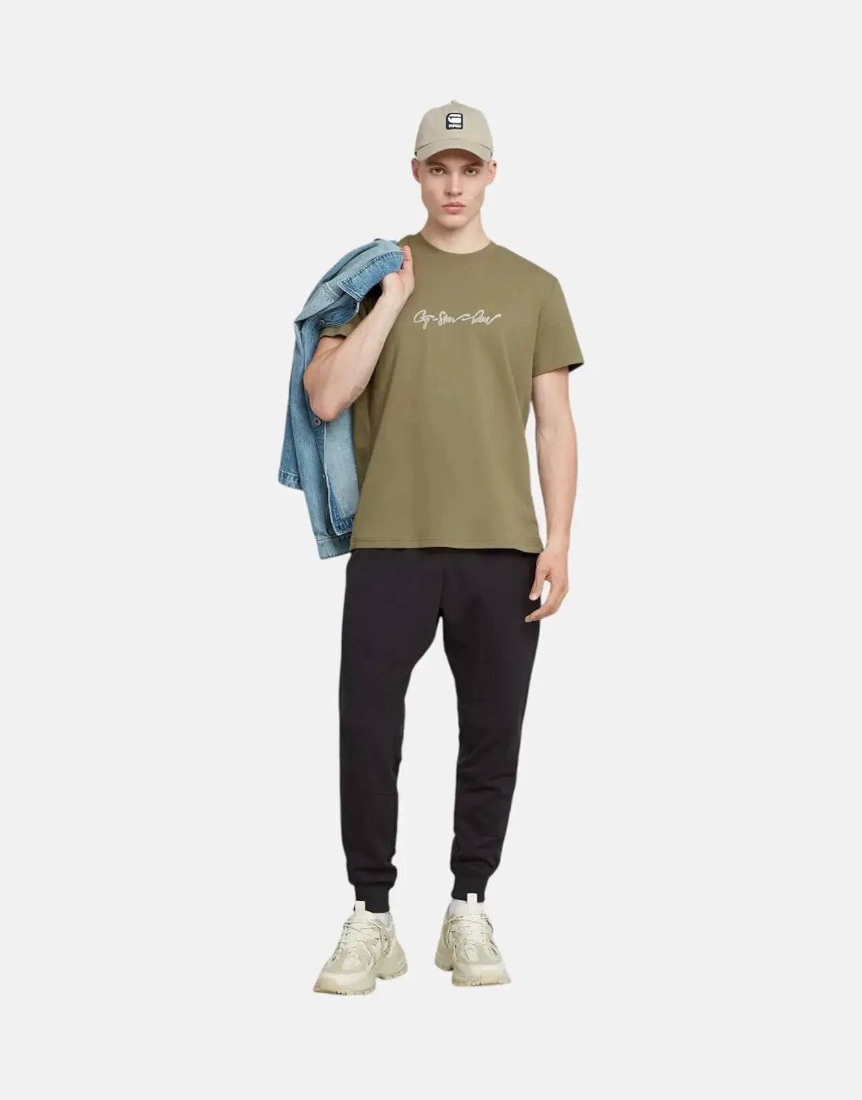 G-Star RAW G-Script Ensis Green T-Shirt - Subwear