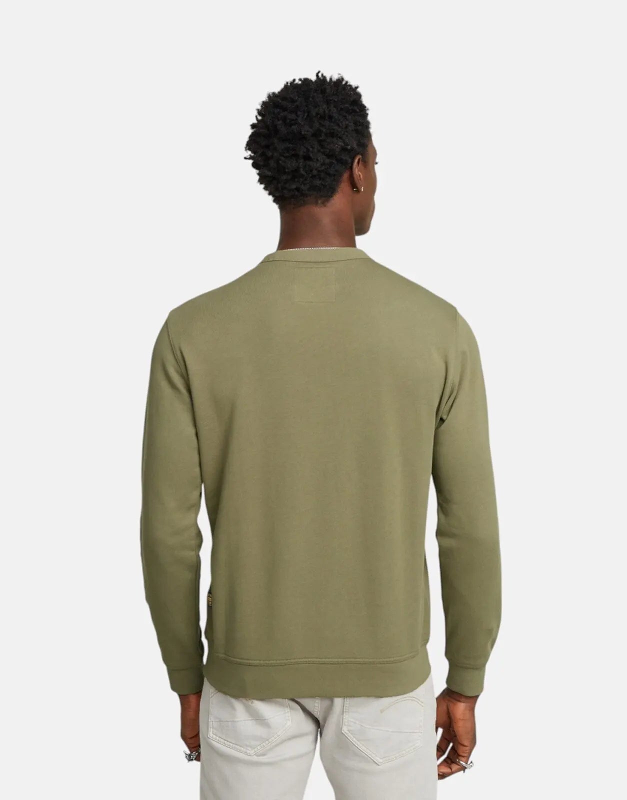 G-Star RAW G-Script Logo Ensis Green Sweatshirt - Subwear