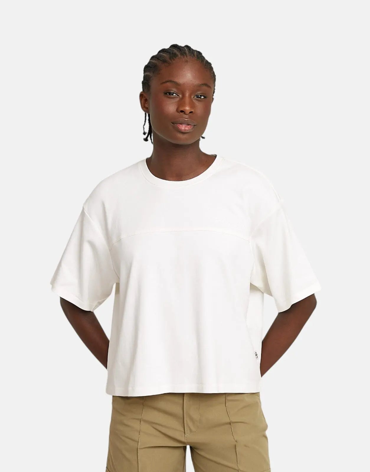 G-Star RAW G-Script Loose Chalk T-Shirt - Subwear