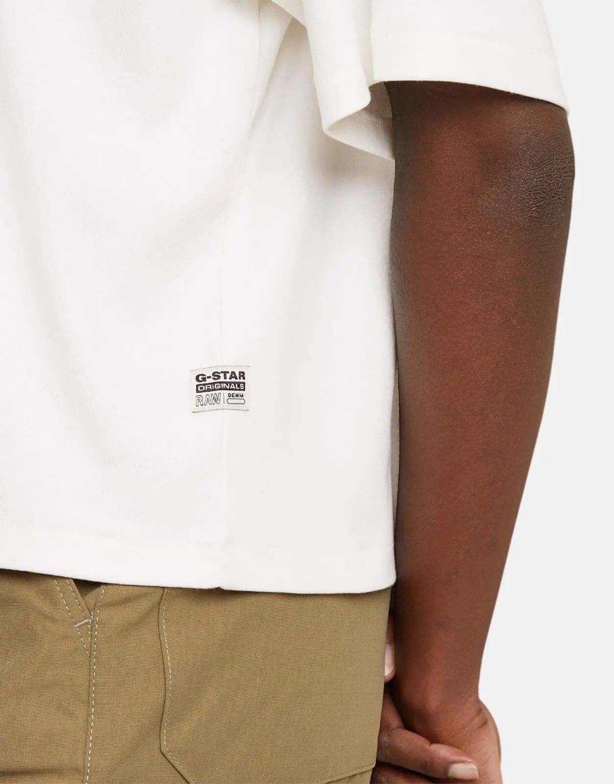 G-Star RAW G-Script Loose Chalk T-Shirt - Subwear