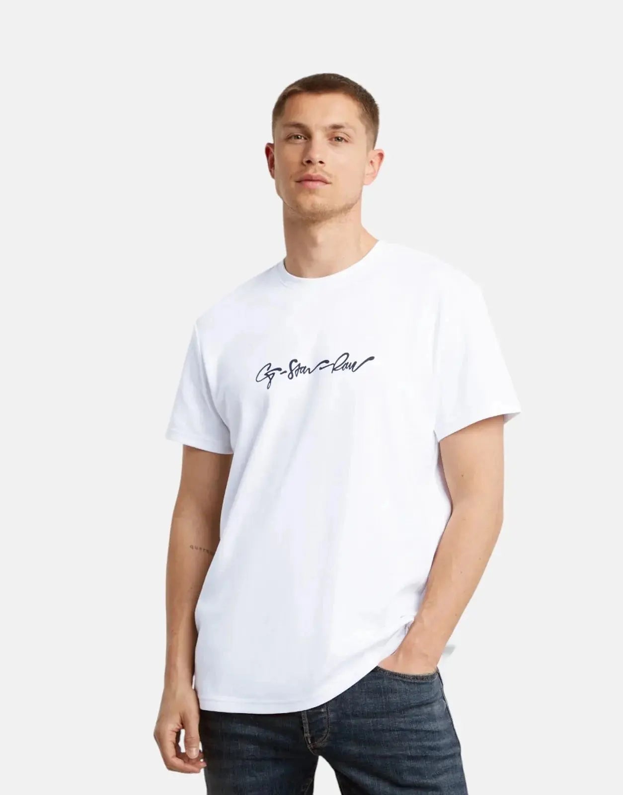 G-Star RAW G-Script T-Shirt White - Subwear