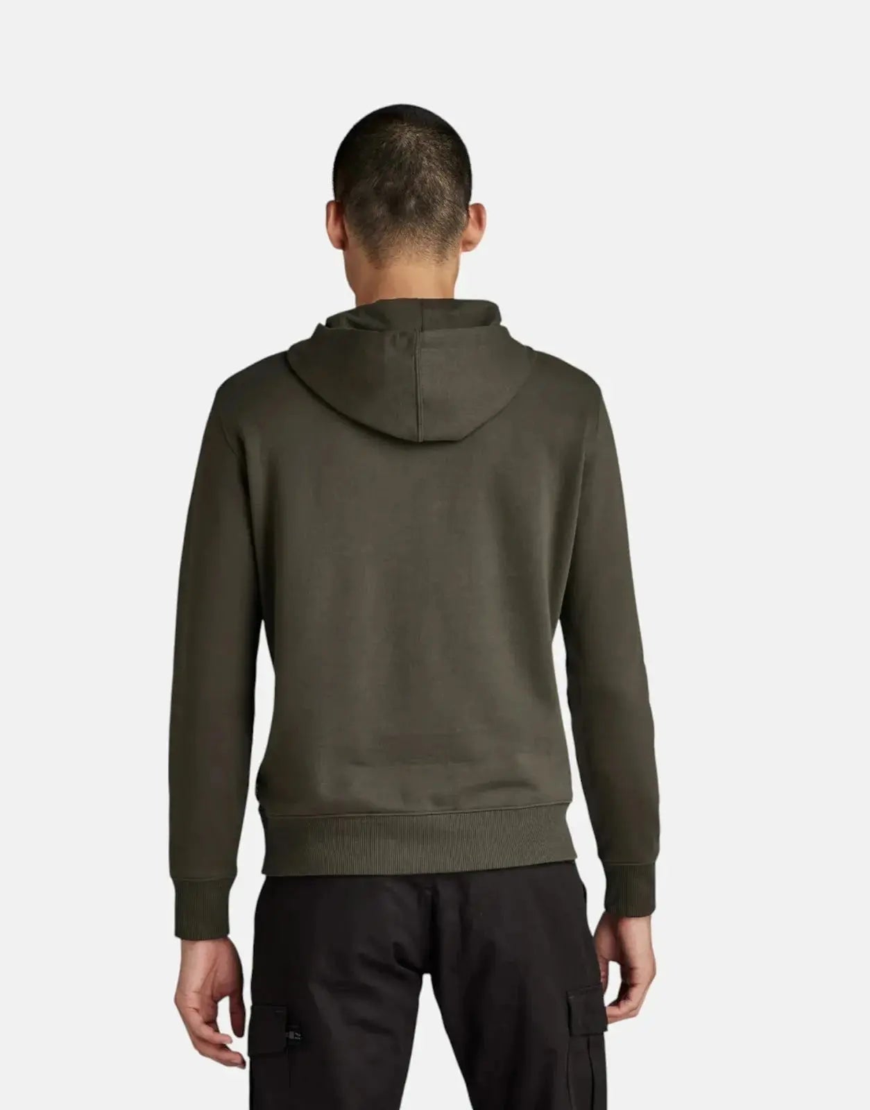 G-Star RAW Graphic Core Asfalt Hooded Sweatshirt - Subwear