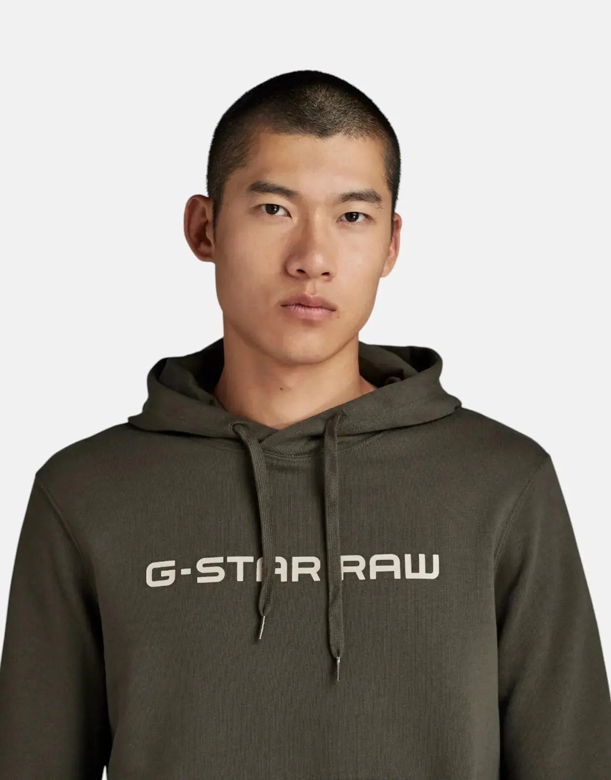 G-Star RAW Graphic Core Asfalt Hooded Sweatshirt - Subwear