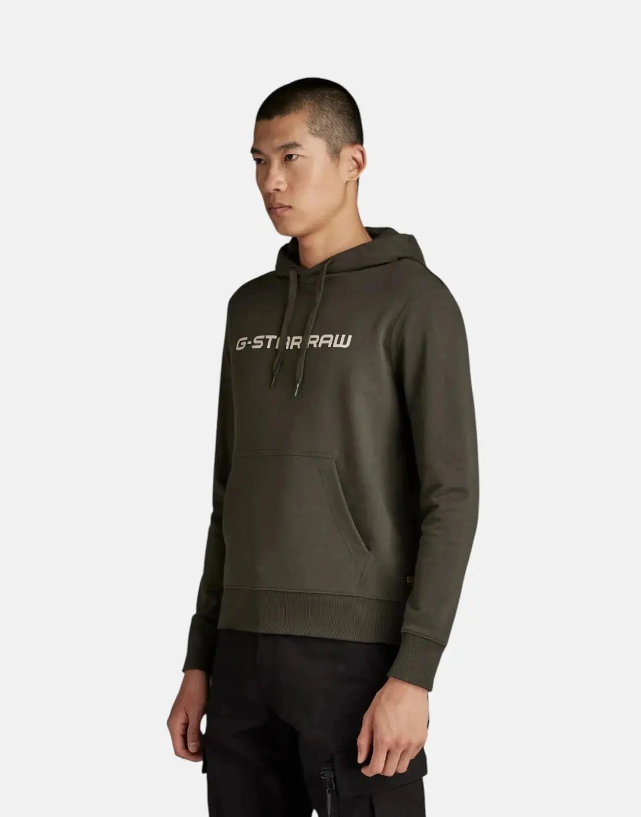 G-Star RAW Graphic Core Asfalt Hooded Sweatshirt - Subwear