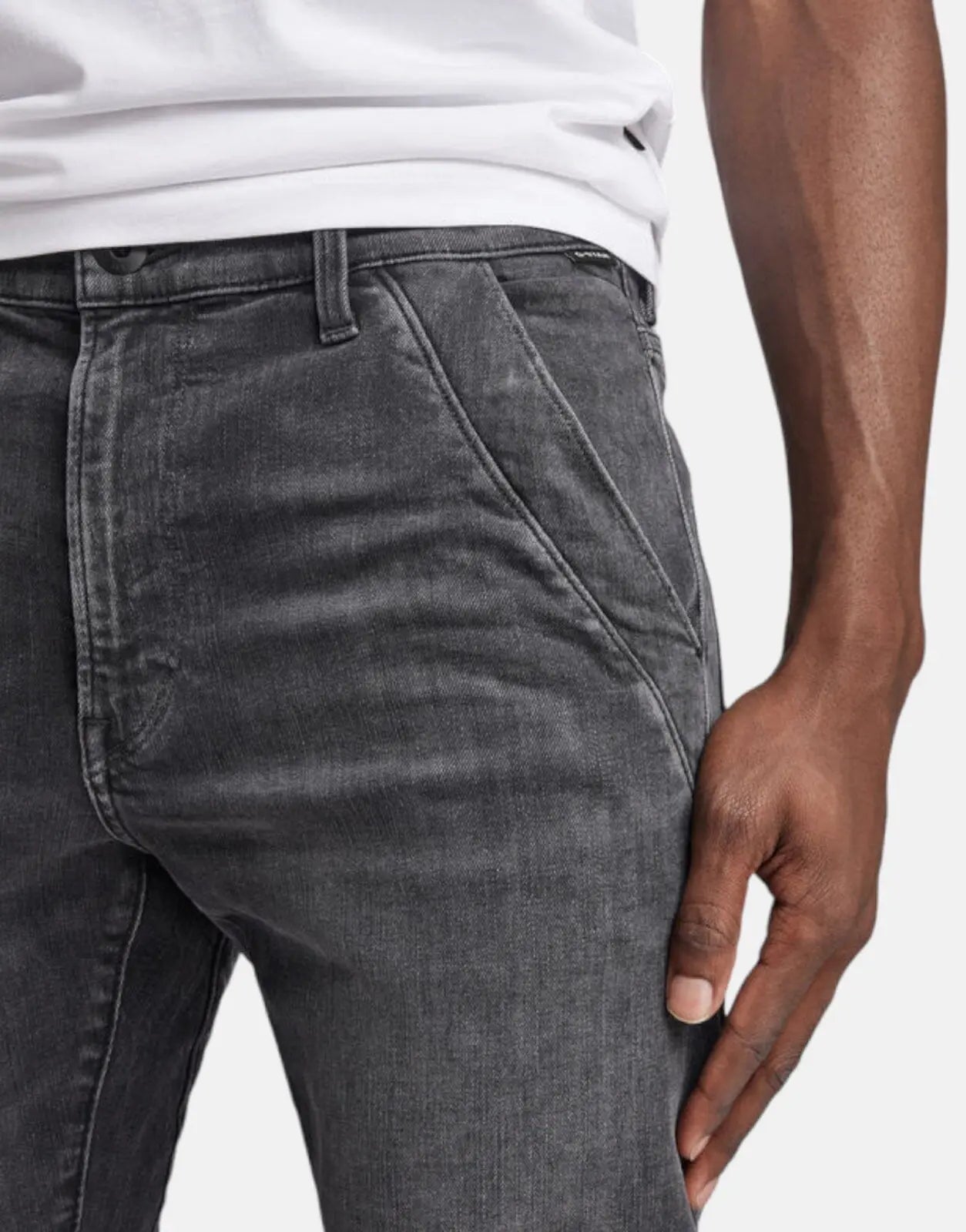 G-Star RAW Kairori 3D Slim Worn Black Jeans - Subwear