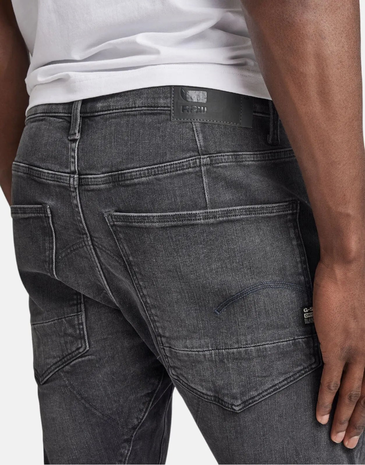 G-Star RAW Kairori 3D Slim Worn Black Jeans - Subwear