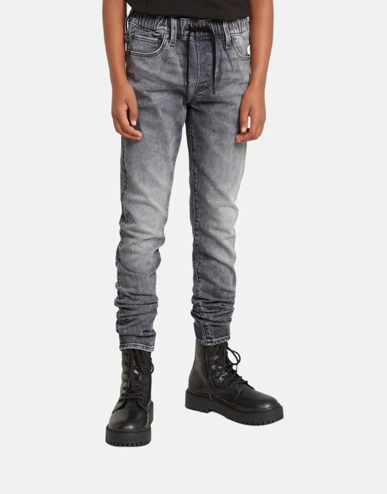 G-Star RAW Kids 3301 Slim Pull-Up Jeans Faded Grey - Subwear