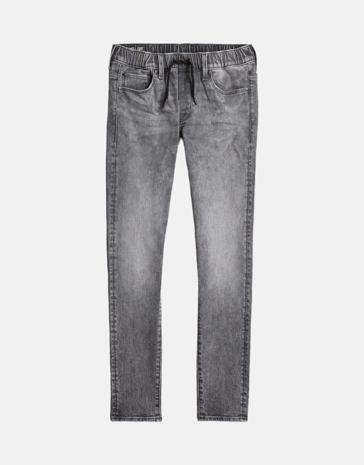 G-Star RAW Kids 3301 Slim Pull-Up Jeans Faded Grey - Subwear