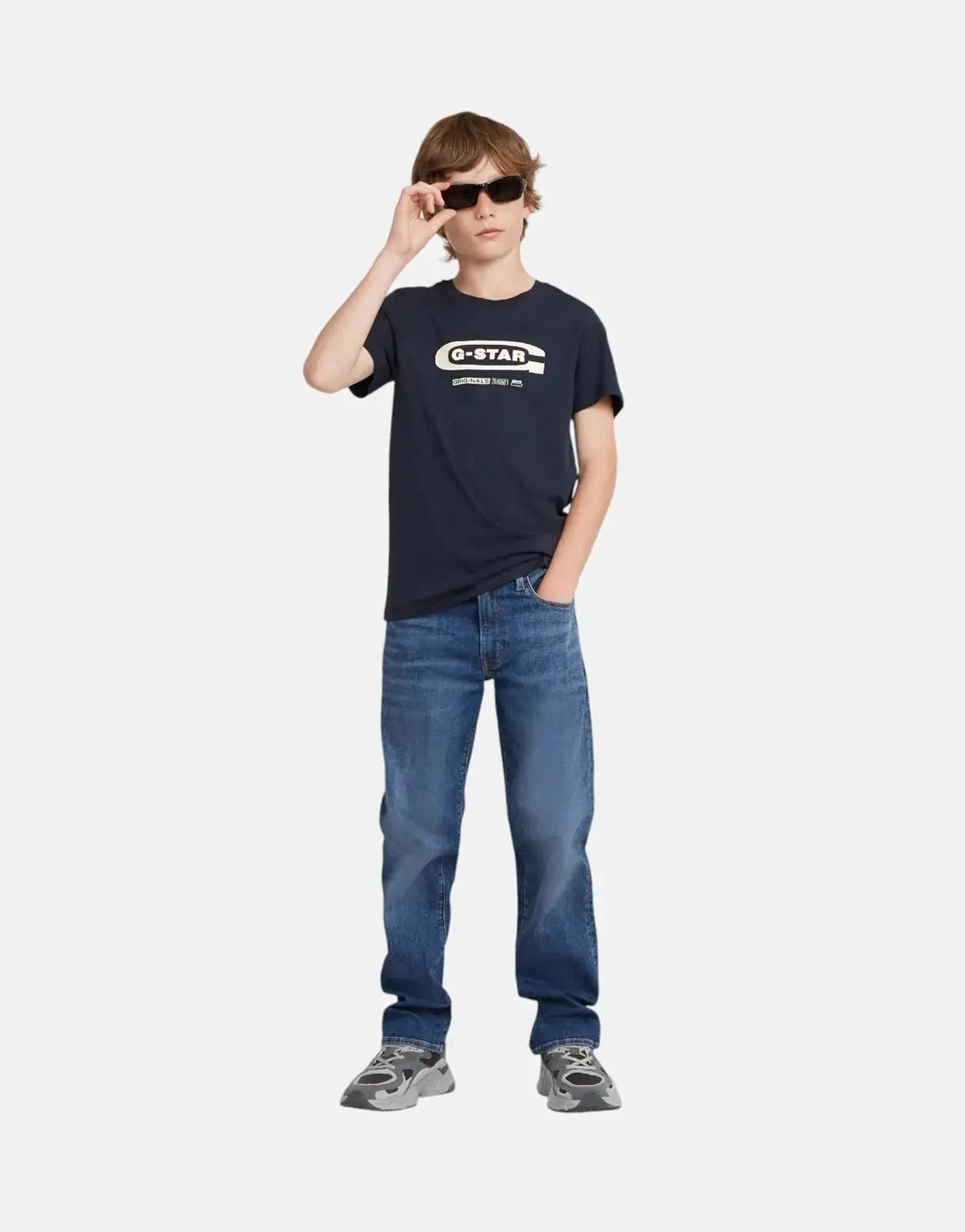 G-Star RAW Kids 3301 Straight Medium Aged Jeans - Subwear