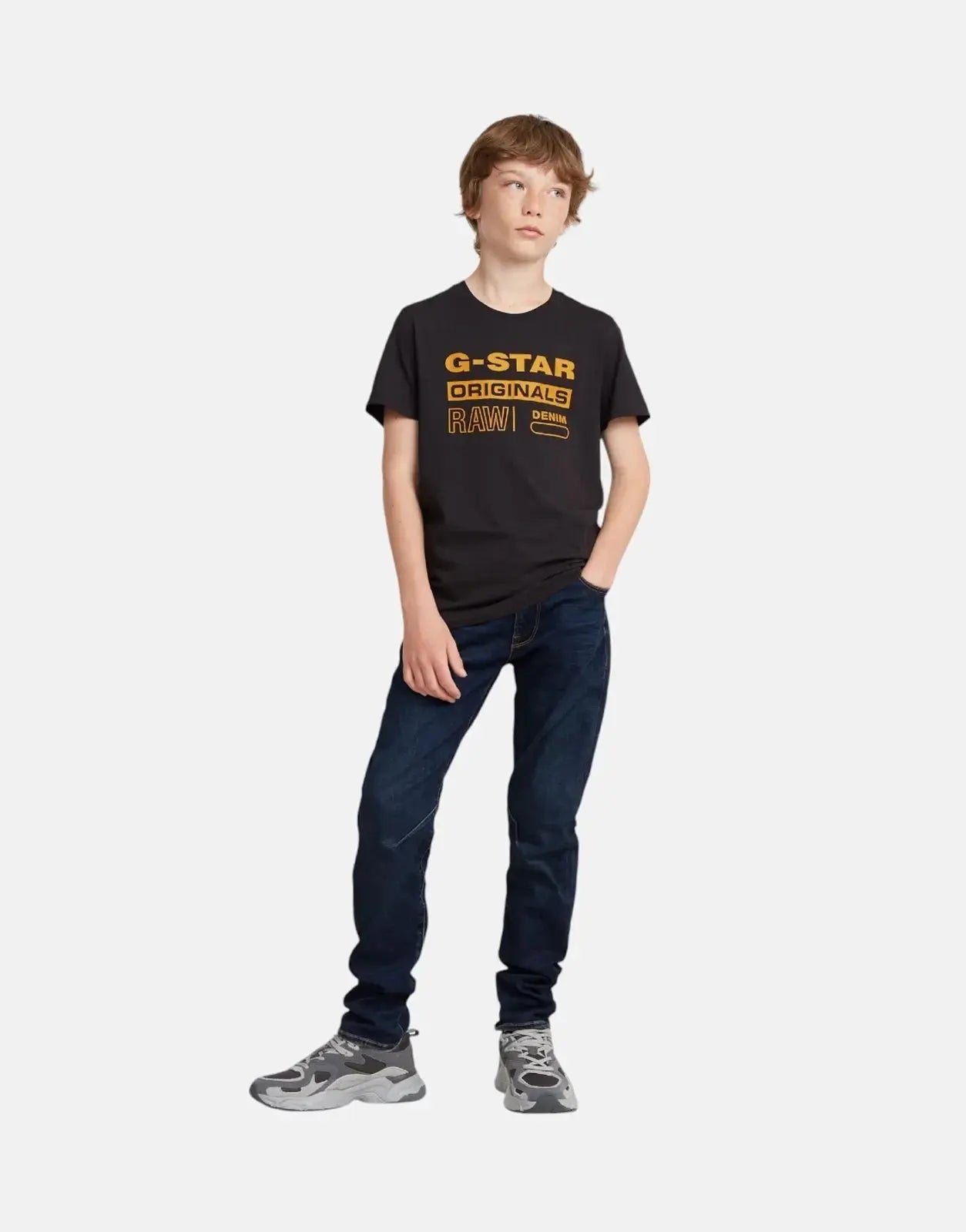 G-Star RAW Kids D-STAQ Slim Dark Aged Jeans - Subwear