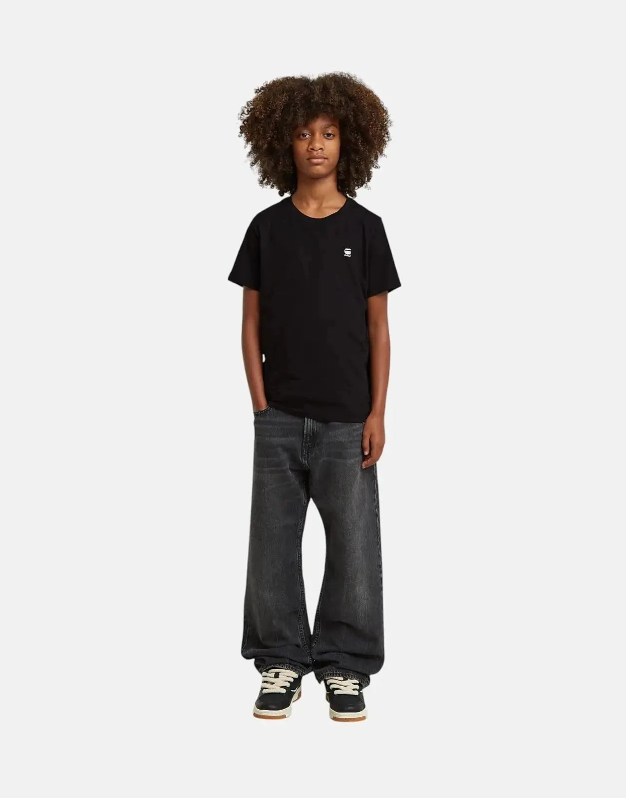 G-Star RAW Kids Regular Back Print Black T-Shirt - Subwear