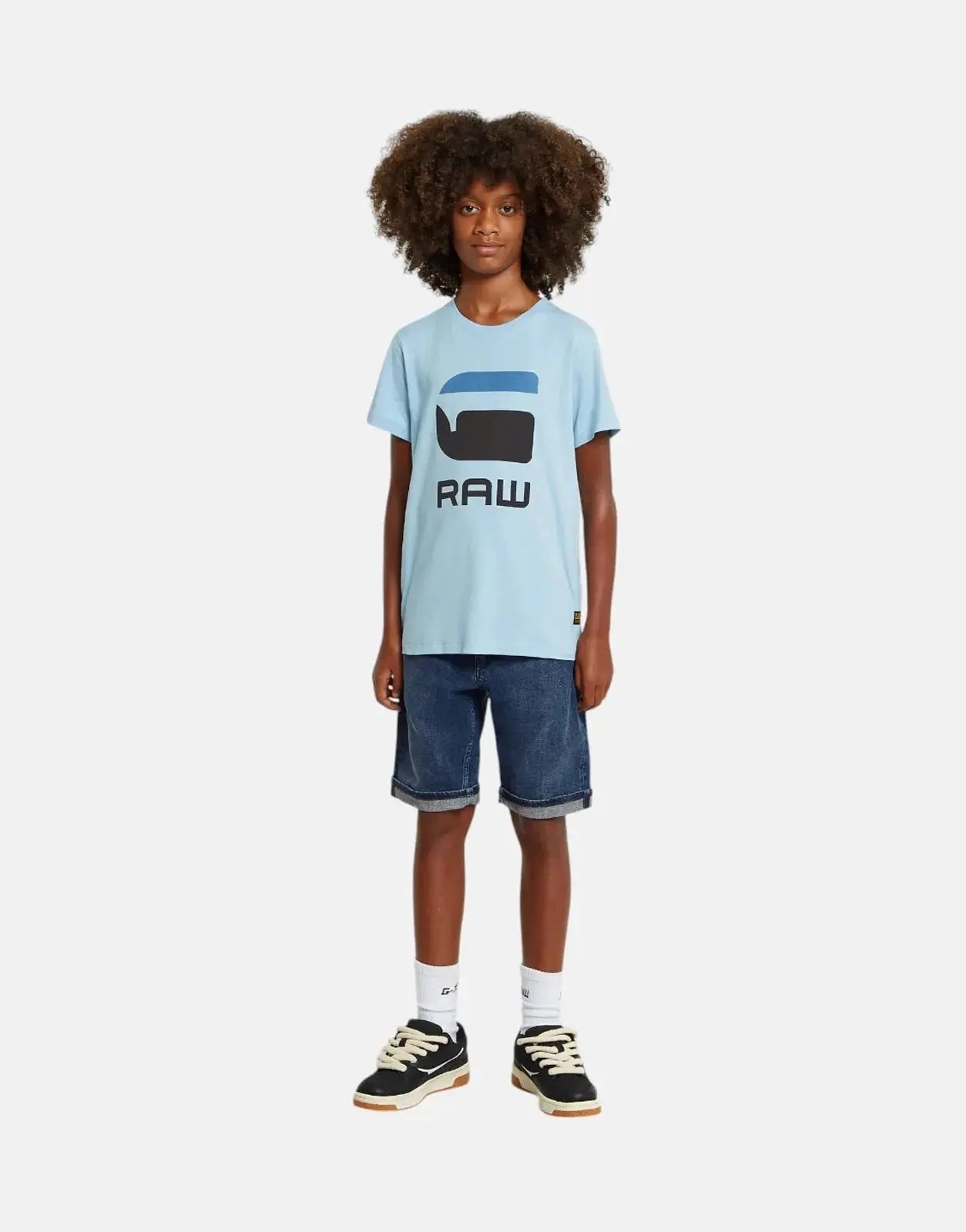 G-Star RAW Kids Regular Siali Blue T-Shirt - Subwear