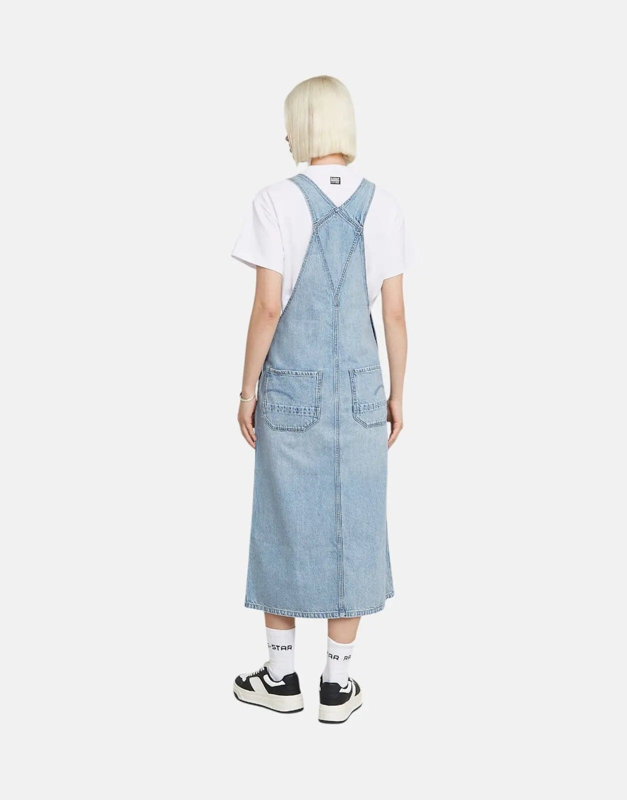 G-Star RAW Midi Dungaree Dress SFCloudburst - Subwear