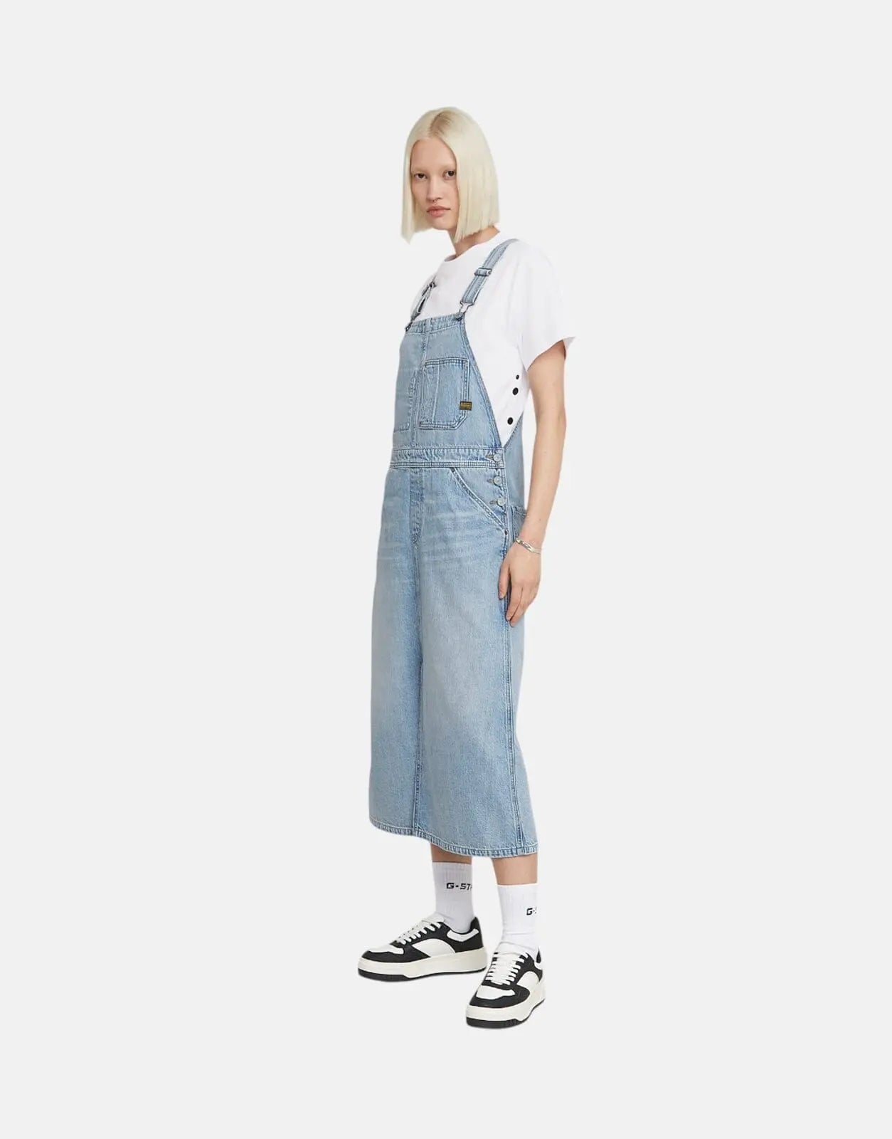 G-Star RAW Midi Dungaree Dress SFCloudburst - Subwear