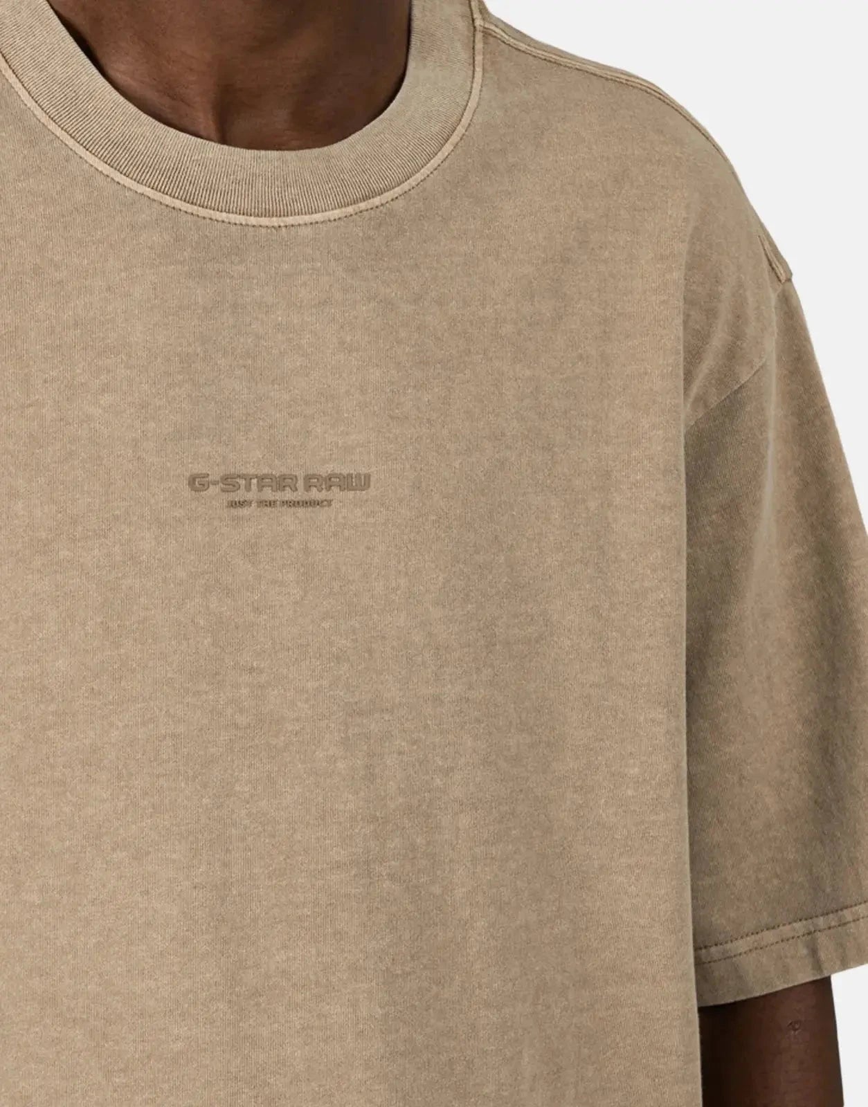 G-Star RAW Overdyed Center Chest Boxy Safari T-Shirt - Subwear