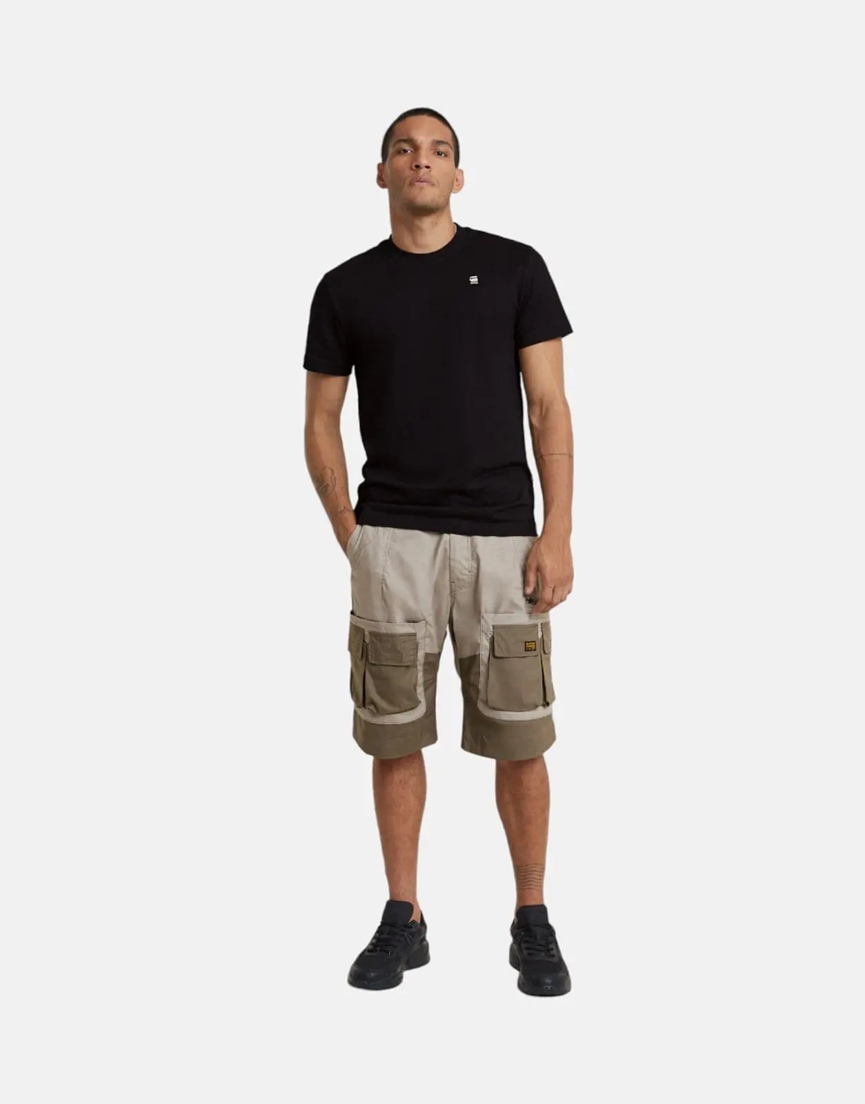 G-Star RAW Painted Back Graphic T-Shirt Black - Subwear