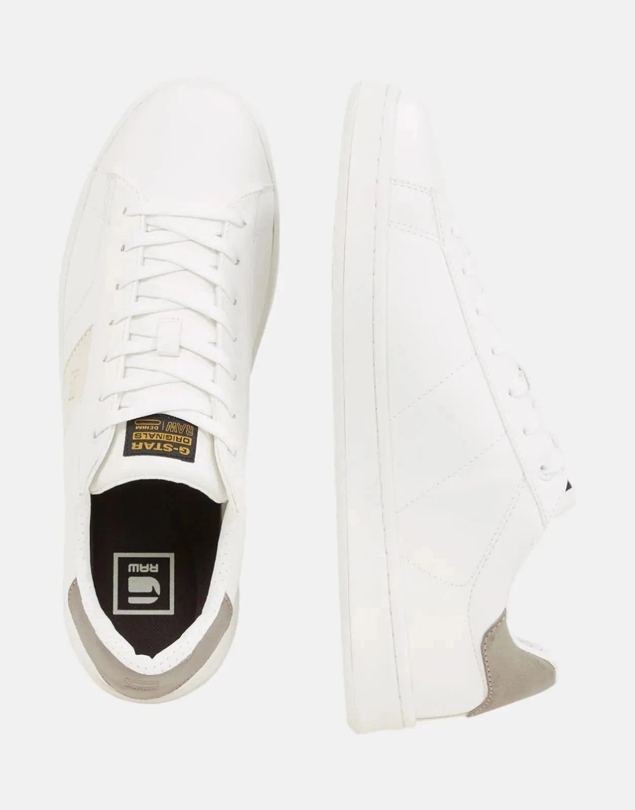 G-Star RAW Recruit White/Grey Cup Low Sneaker - Subwear