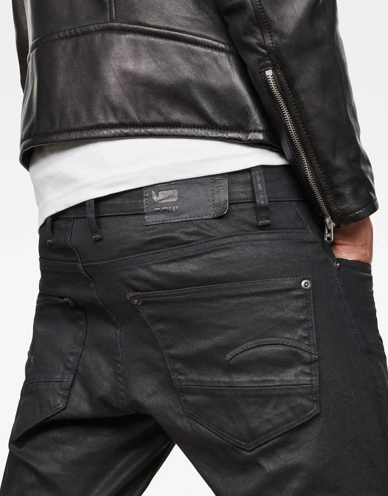 G-Star RAW Revend 3D Dark Wax coated Jeans - Subwear