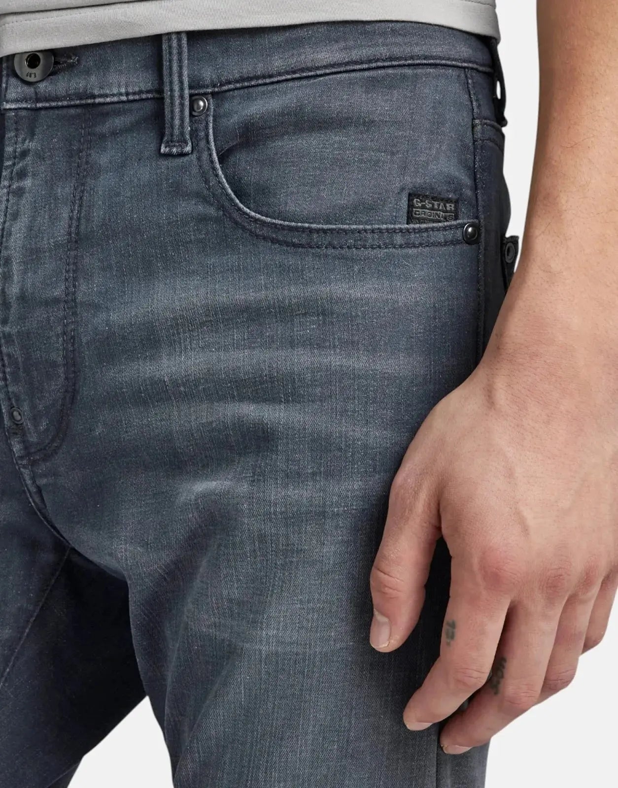 G-Star RAW Revend FWD Antic Chert Grey Skinny Jeans - Subwear