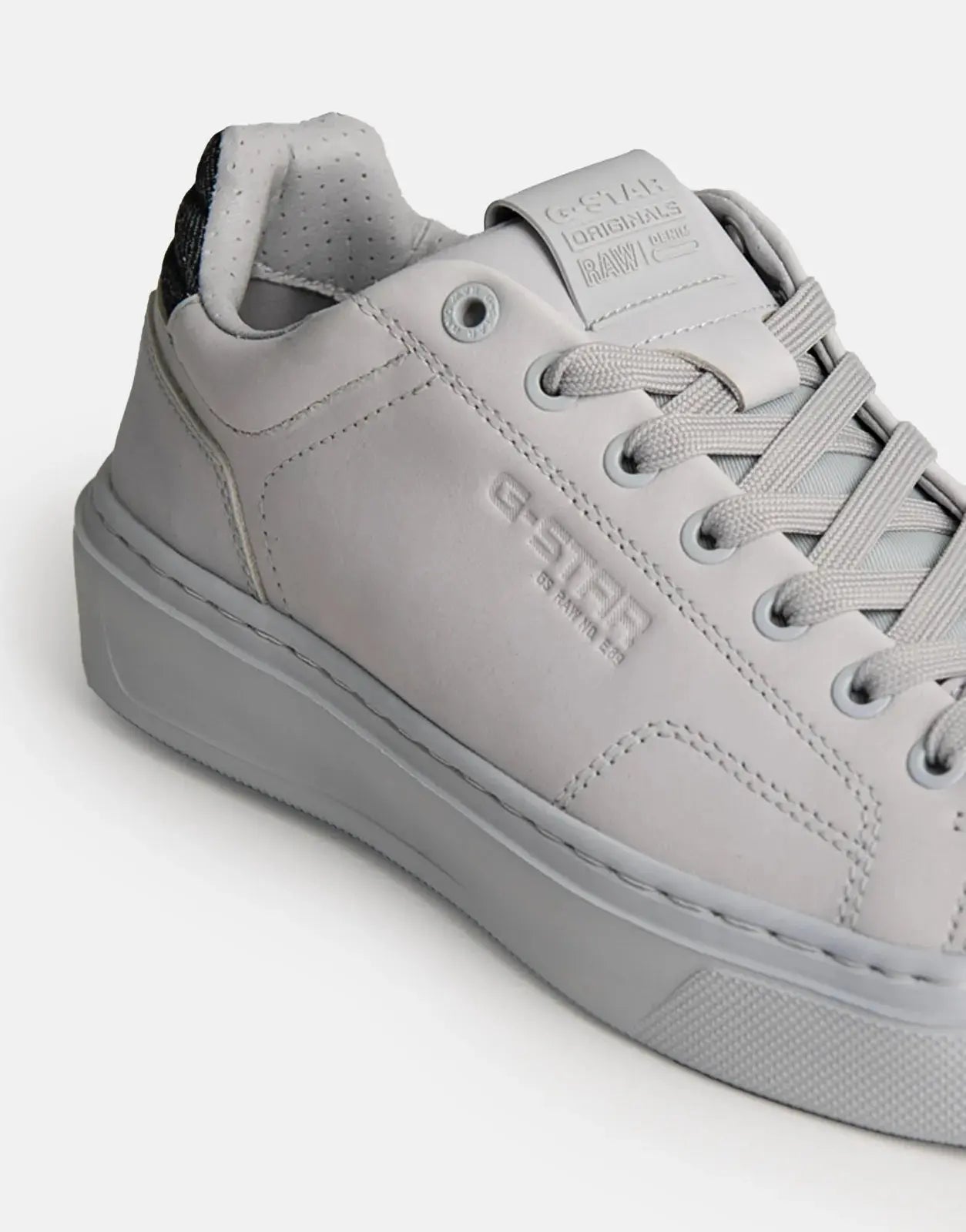 G-Star RAW Rovic IV Nubuk Tonal Sneaker Lt Grey - Subwear
