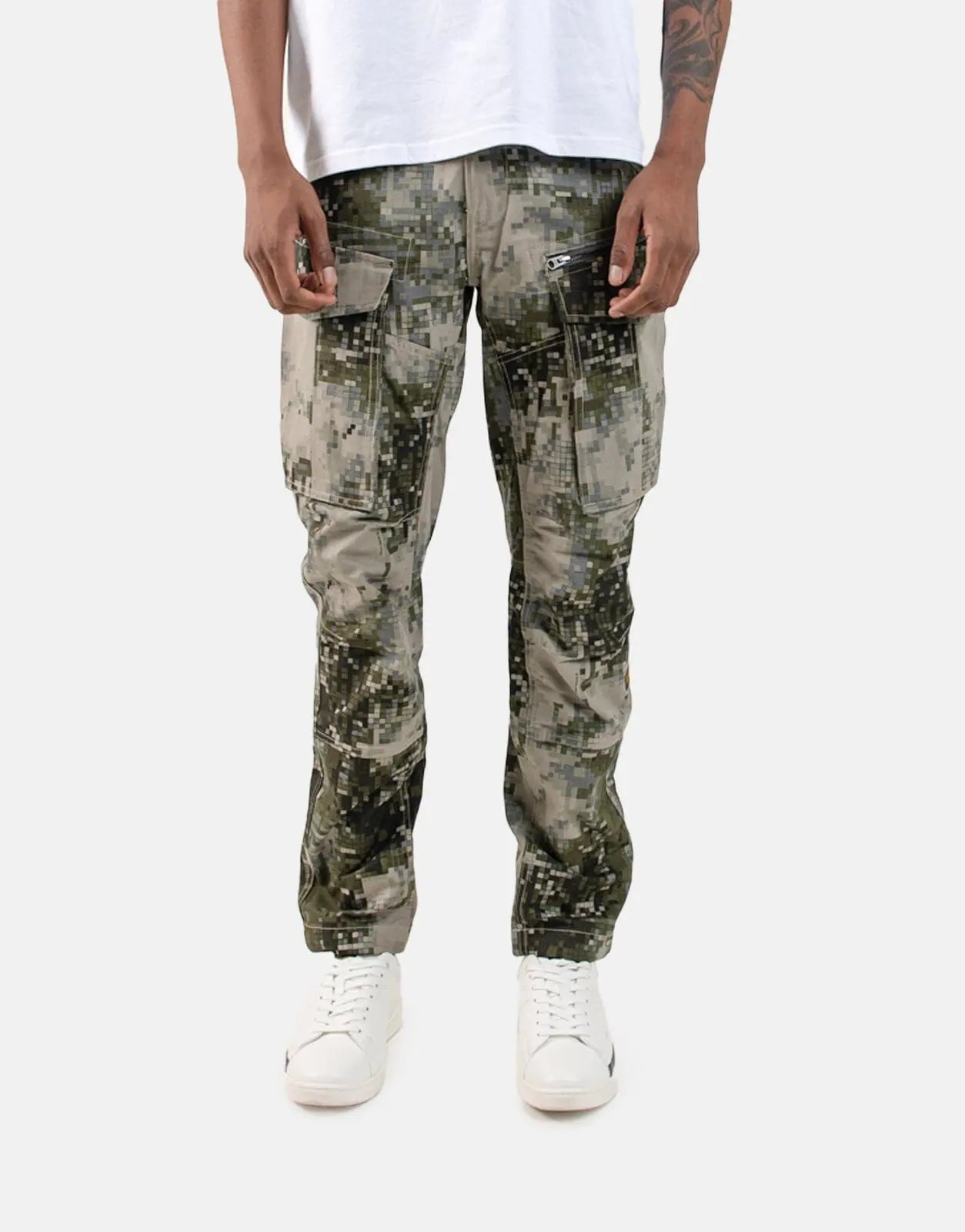 G-Star RAW Rovic Zip 3D Digital Print Regular Tapered Cargo Pants - Subwear