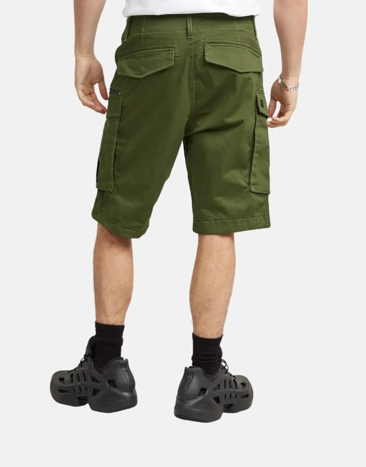G-Star RAW Rovic Zip Relaxed Sage Shorts - Subwear