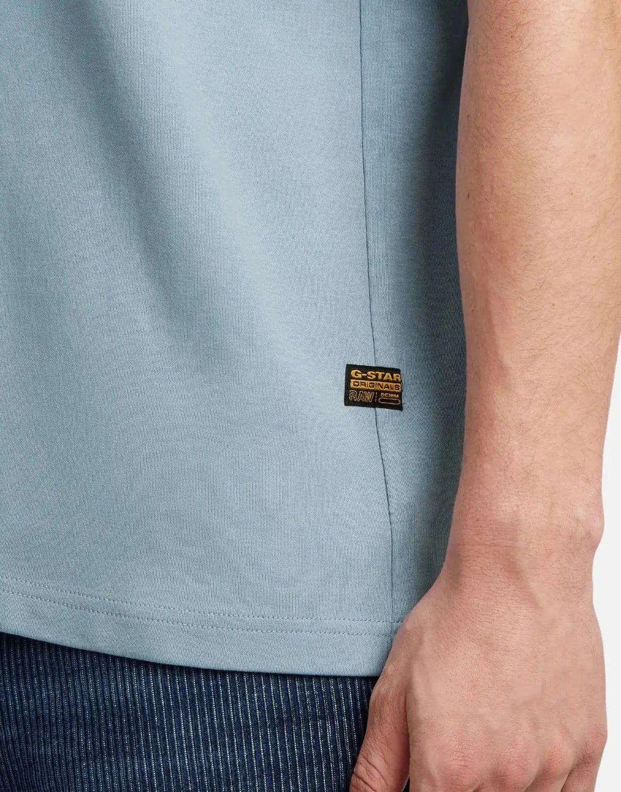 G-Star RAW Script Ash Blue T-Shirt - Subwear