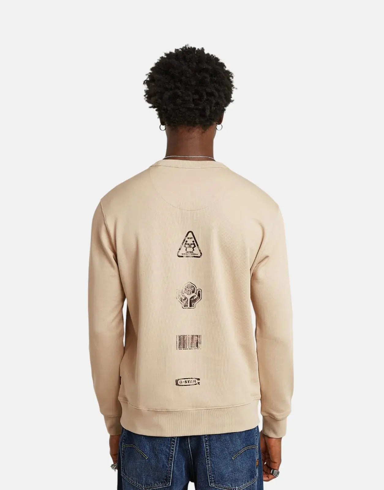 G-Star RAW Shipping Graphic Dk Brick Sweatshirt - Subwear