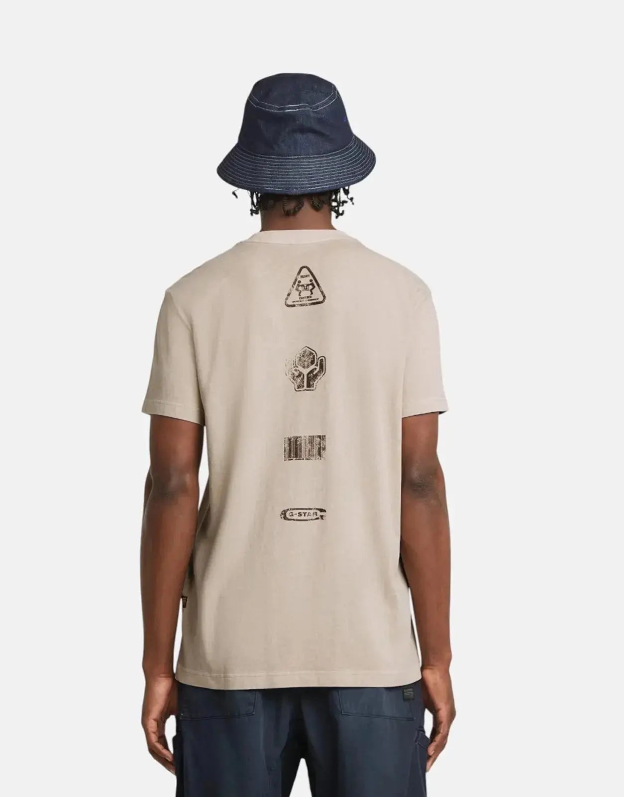 G-Star RAW Shipping Overdyed Dk Brick T-Shirt - Subwear