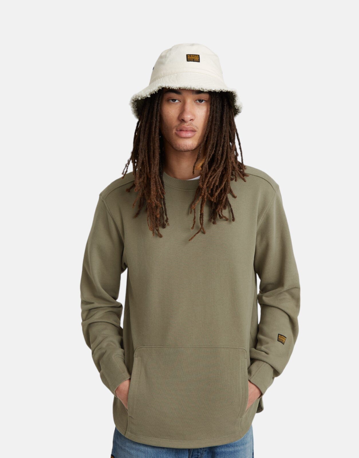 G-Star RAW Stepped Hem Relaxed Sweatshirt - Subwear