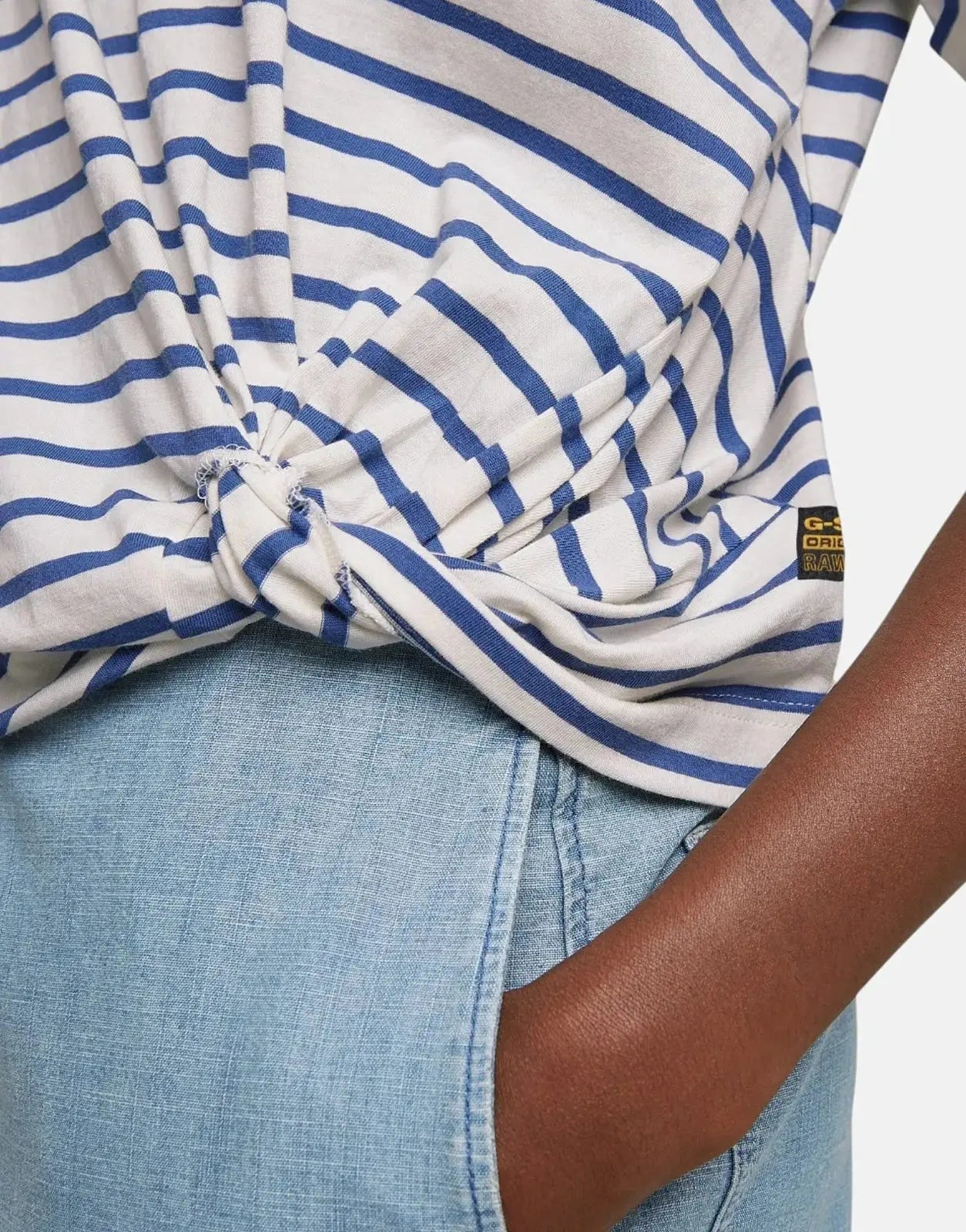 G-Star RAW Striped Knot T-Shirt - Subwear