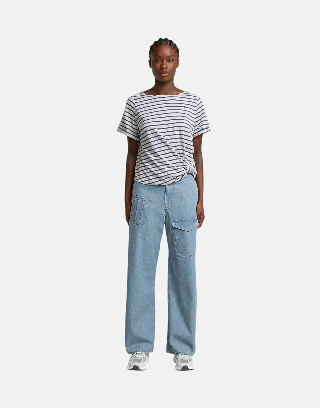 G-Star RAW Striped Knot T-Shirt - Subwear