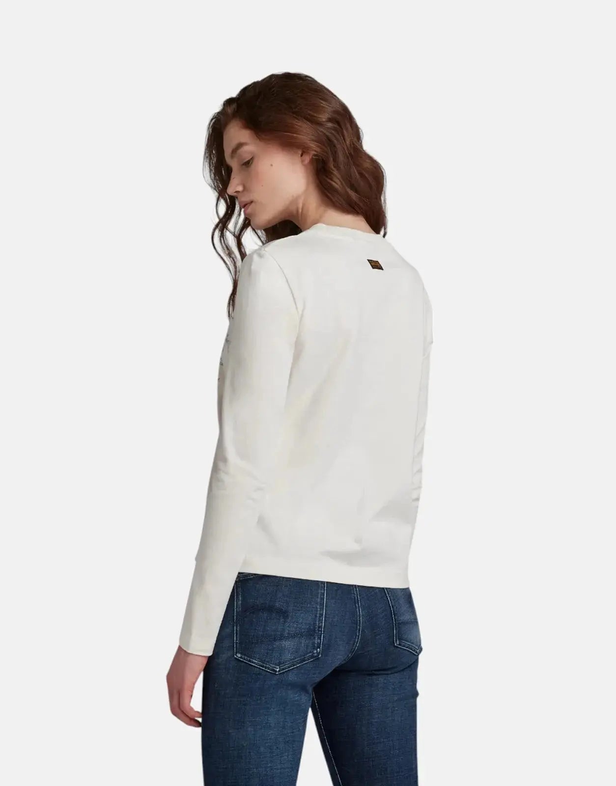 G-Star RAW Text Pocket Loose Milk Top - Subwear