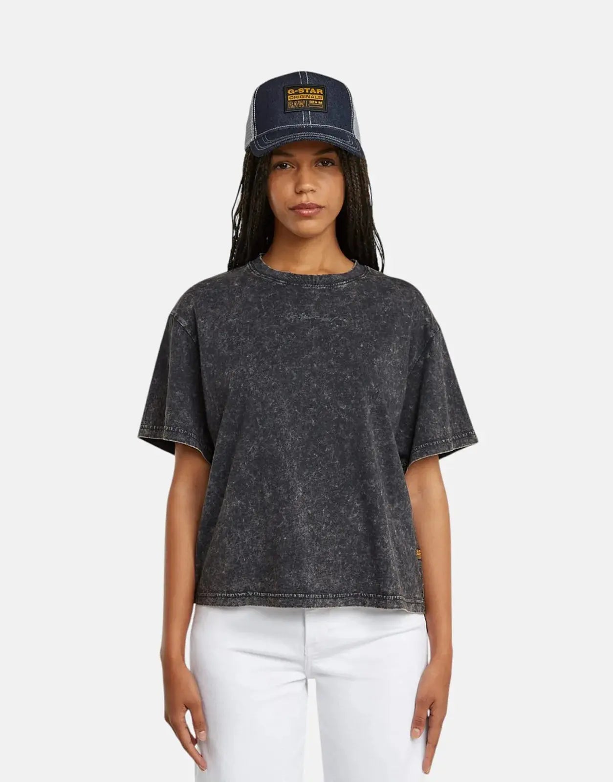 G-Star RAW Washed G-Script Petrol Dbl Dye T-Shirt - Subwear