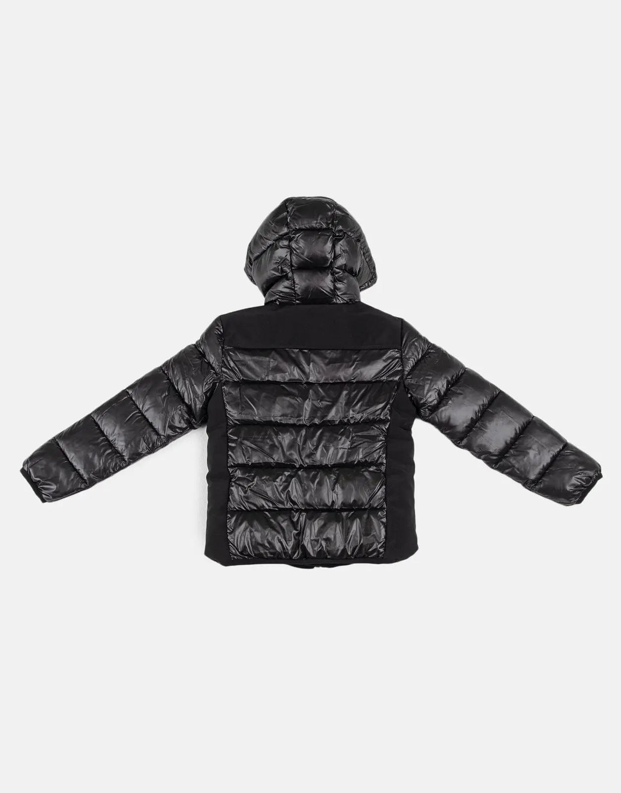 Guess Kids Hooded Puffer Black Jacket - Subwear