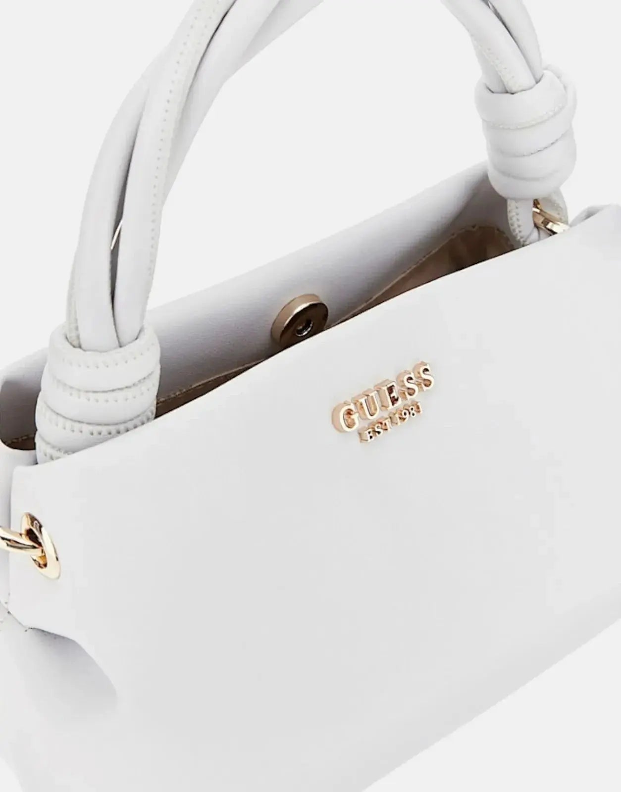 Guess Sansa Top Handle Crossbody Bag WHT - Subwear