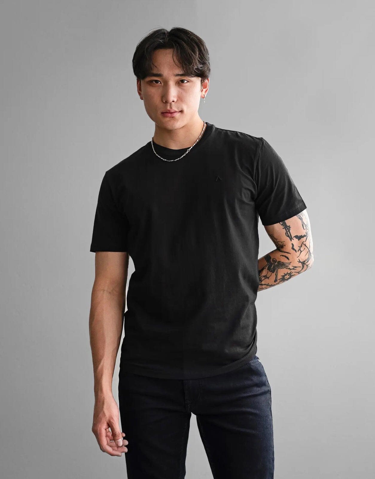 Fade Icon Black T-Shirt - Subwear