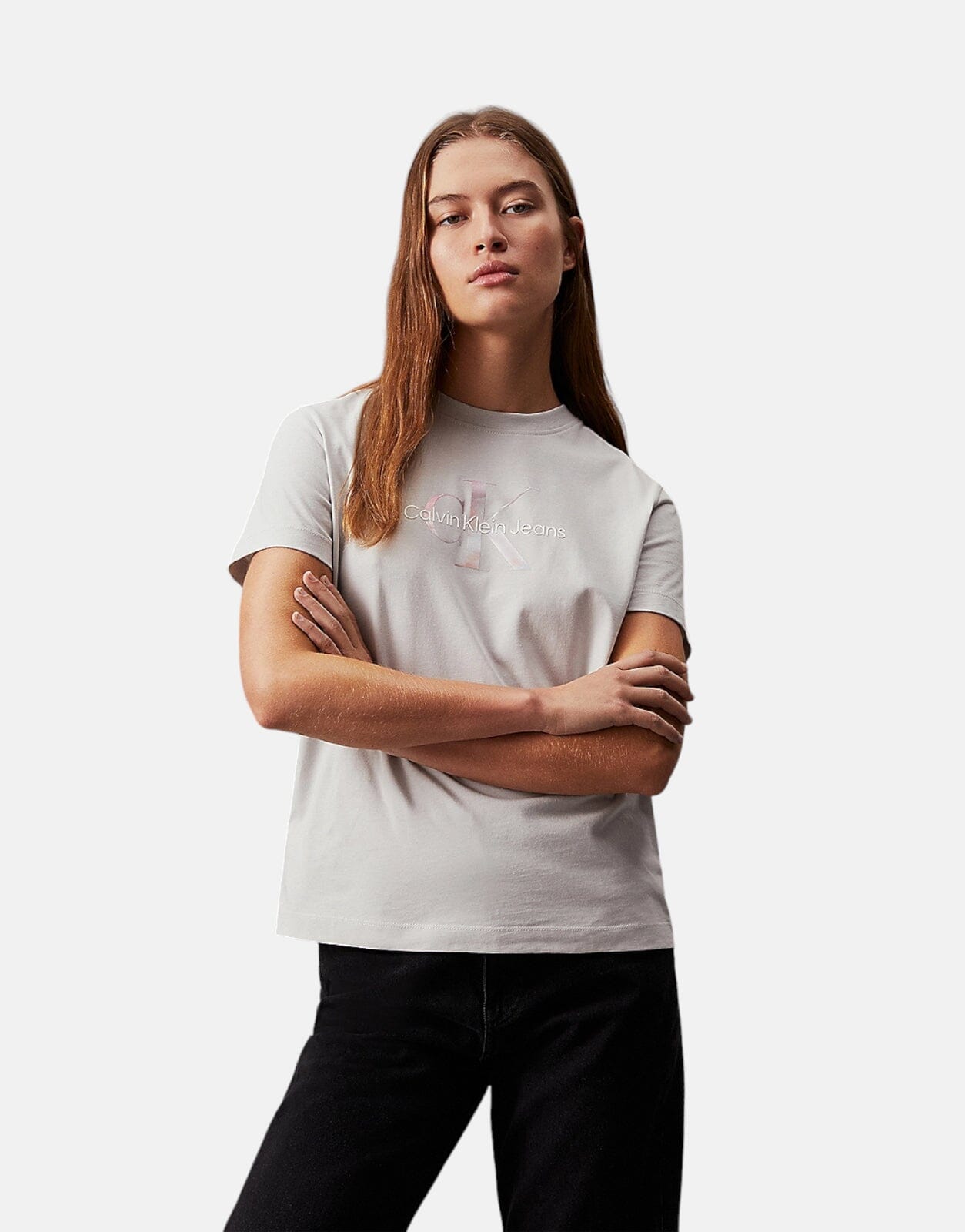 Calvin klein shirt grey on sale