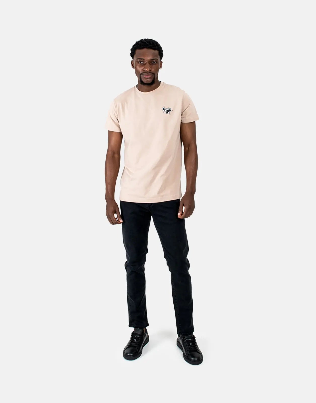 Les Hommes Arrow back Print Stone T-Shirt - Subwear