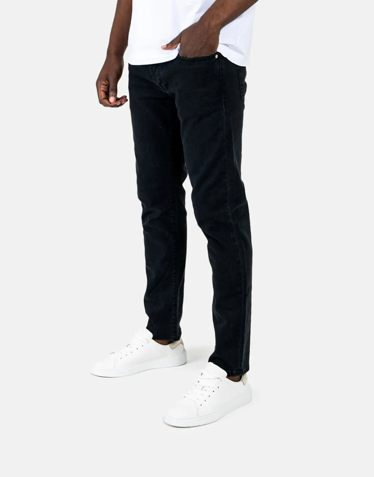 Les Hommes Black Slim Jeans - Subwear