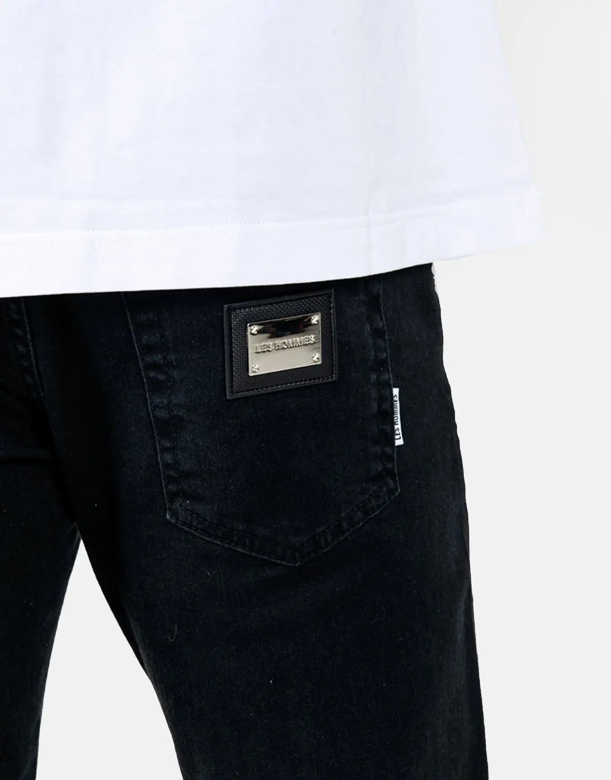 Les Hommes Black Slim Jeans - Subwear